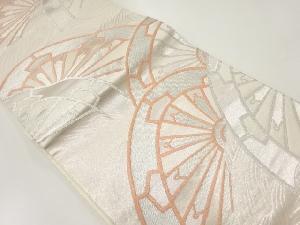 リサイクル 波車模様織出し袋帯